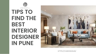 Tips to Hire the Best Interior Designer in Pune