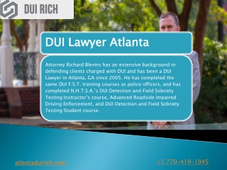 DUI Lawyer Atlanta