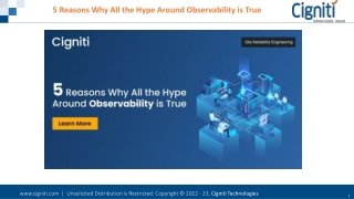 5 Reasons Why All the Hype Around Observability is True