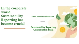 In the corporate world, Sustainability Reporting has become crucial