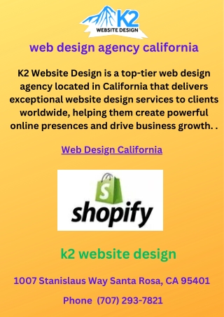 web design agency california