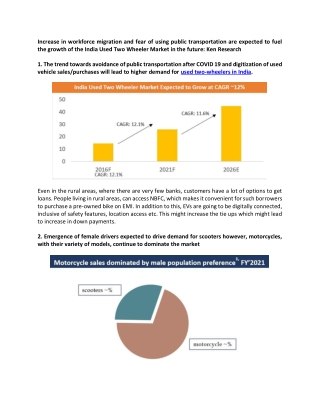 India Used Two Wheeler Market Outlook to 2026