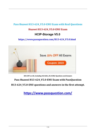 HCIP-Storage V5.0 H13-624_V5.0-ENU Real Questions