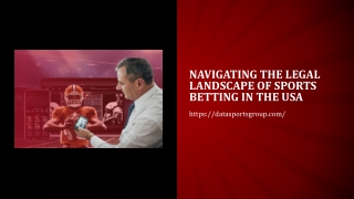 Navigating the Legal Landscape of Sports Betting in the USA