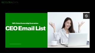 Buy 100% Privacy Compliant CEO Email Addresses In US From InfoGlobalData