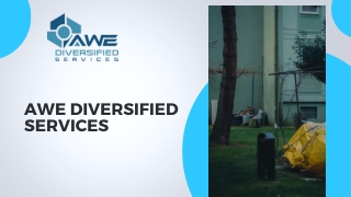 Affordable Junk Removal Services Concord, NC  Awe Diversified Services