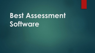 Best Assessment Software