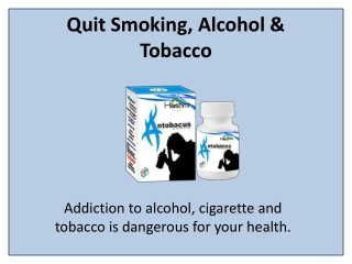 Antobacus Capsule Helps to Cut Cravings for Alcohol