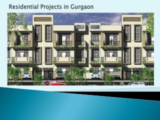 Residential projects in gurgaon