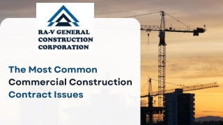 Commercial construction projects