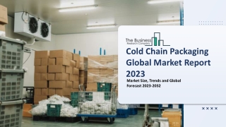 Cold Chain Packaging Global Market By Product Type, By Application, By Material, By Region and Segment Forecast 2023-203