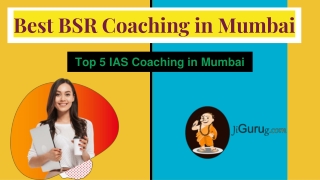 Best 5 BSR Coaching in Mumbai