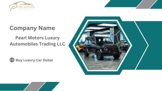 Buy Luxury Car Dubai  Pearl-motors.com