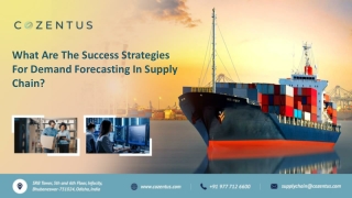 What Are The Success Strategies For Demand Forecasting In Supply Chain