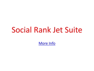 Social Rank Jet Suite