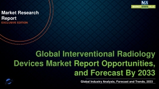 Interventional Radiology Devices Market Worth US$ 64,291.3 million by 2033