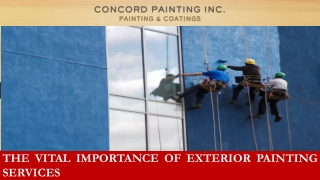 The Vital Importance of Exterior Painting Services