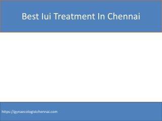 Best Iui Treatment In Chennai