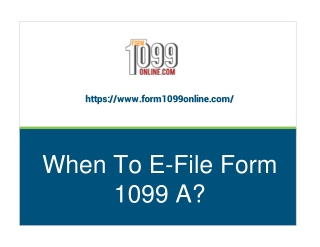 Online 1099 A - Electronically Filing 1099 A - 1099 Online 2022-23