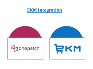 EKM Integration Services | EKM Product Listing and Order Management | OnePatch