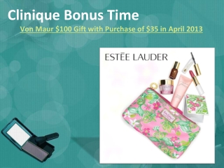 Clinique Bonus Time Von Maur