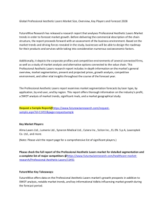 Professional Aesthetic Lasers Market