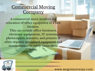 Commercial Moving Company Scottsdale