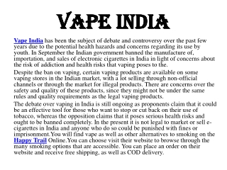 Vape India