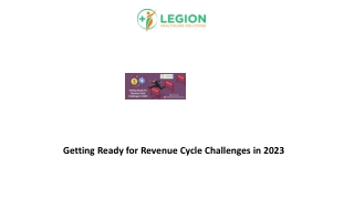 Getting Ready for Revenue Cycle Challenges in 2023