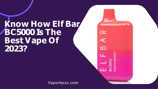 Elf Bar Disposable Vape | 5000 Puffs | Start from $13.75