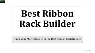 Best Ribbon Rack Builder - Magnetic Thin Ribbons