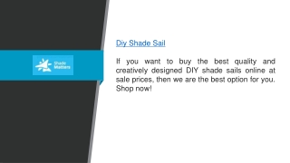DIY Shade Sail  Shadematters.com.au