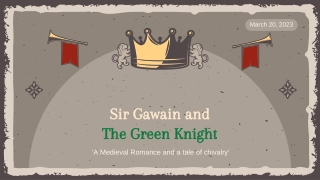 Sir Gawain and The Green Knight 2023