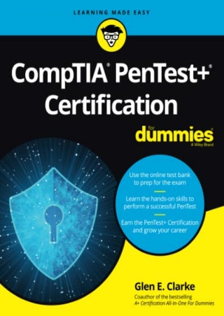 DOWNLOAD/PDF  CompTIA PenTest  Certification For Dummies (For Dummies (Computer/