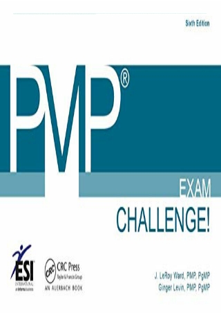 PDF/READ PMP Exam Challenge! (ESI International Project Management Series)
