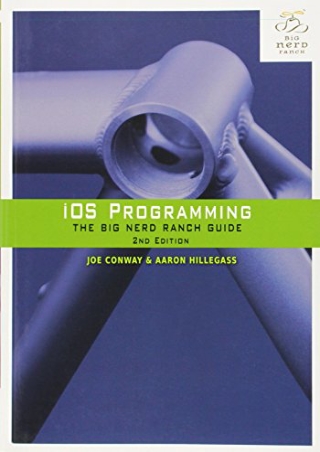_PDF_ iOS Programming: The Big Nerd Ranch Guide (Big Nerd Ranch Guides)