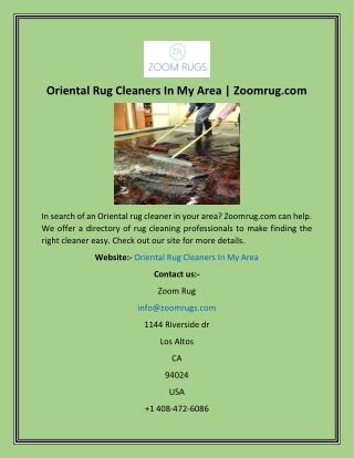 Oriental Rug Cleaners In My Area  Zoomrug