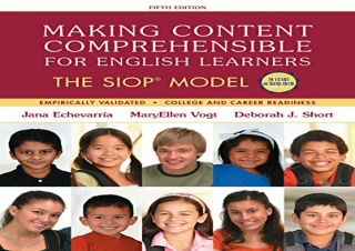 [DOWNLOAD PDF] Making Content Comprehensible for English Learners: The SIOP Mode