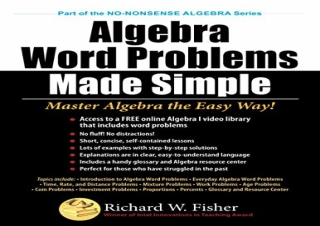 download Algebra Word Problems Made Simple: Master Algebra the Easy Way! ipad