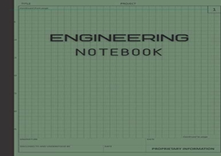 [READ PDF] Engineering Notebook: 120 Pages Grid Format, Math Space Science Techn