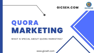 Quora Marketing | GICSEH