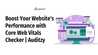 Boost Your Website's Performance with Core Web Vitals Checker