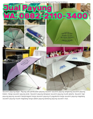 O882•2IIO•౩ㄐOO (WA) Payung Jualan Jogja Souvenir Payung Murah Magelang