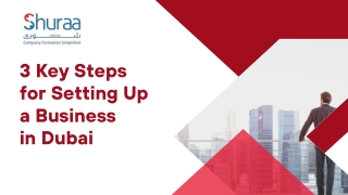 3 Key Steps for Setting Up a Business in Dubai