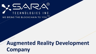 Augmented Reality Development Company
