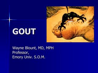 presentation of gout