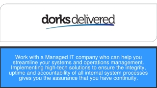 Small Business IT Support Services - Dorks Delivered