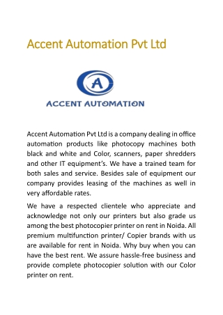 Accent Automation