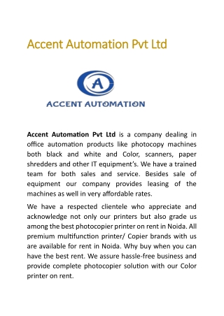 Accent Automation