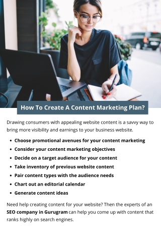 How To Create A Content Marketing Plan?